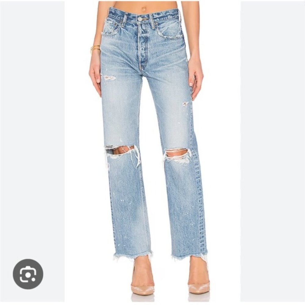 MOUSSY VINTAGE Odessa Straight-Leg - Women's Blue Jeans
